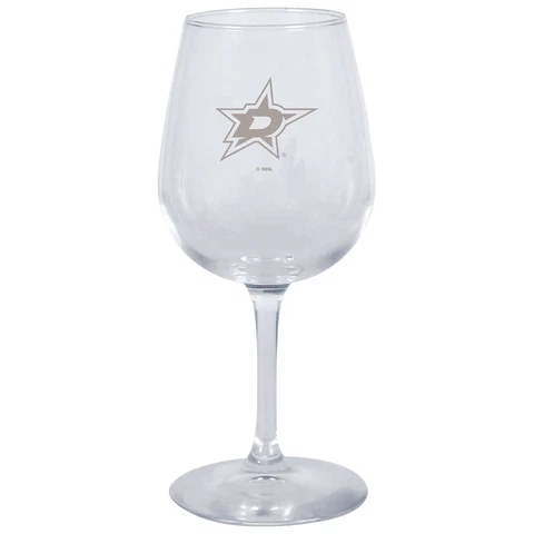 Dallas Stars 12.75oz. Stemmed Wine Glass Cover