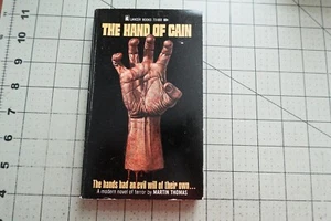 THE HAND OF CAIN BY MARTIN THOMAS 1967  VINTAGE LANCER BKS TERROR MYS THRILLER - Picture 1 of 3