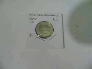 Canadian 25 Cent Quarter 1992 New Brunswick Proof 65 - Picture 1 of 1