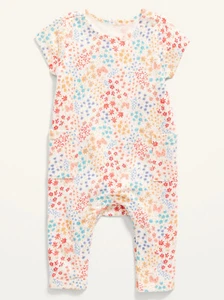 Old Navy Baby French Terry One-Piece Jumper Romper Size 0-3 3-6 Months $17 - Picture 1 of 2