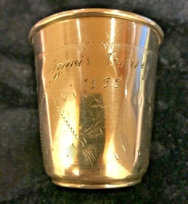 Taza de plata 800 “RMG” con monograma Foto 1 de 4