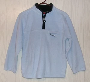 Pro Spirit Light Blue 1/4 Zip Plush Shirt Girl's size Large L (12) GUC - Picture 1 of 5