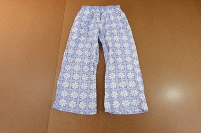 Pantalones Vince Camuto Niñas Talla 6 Azul Floral Mezcla de Lino Pull On Pierna Recta Nuevos Foto 1 de 4