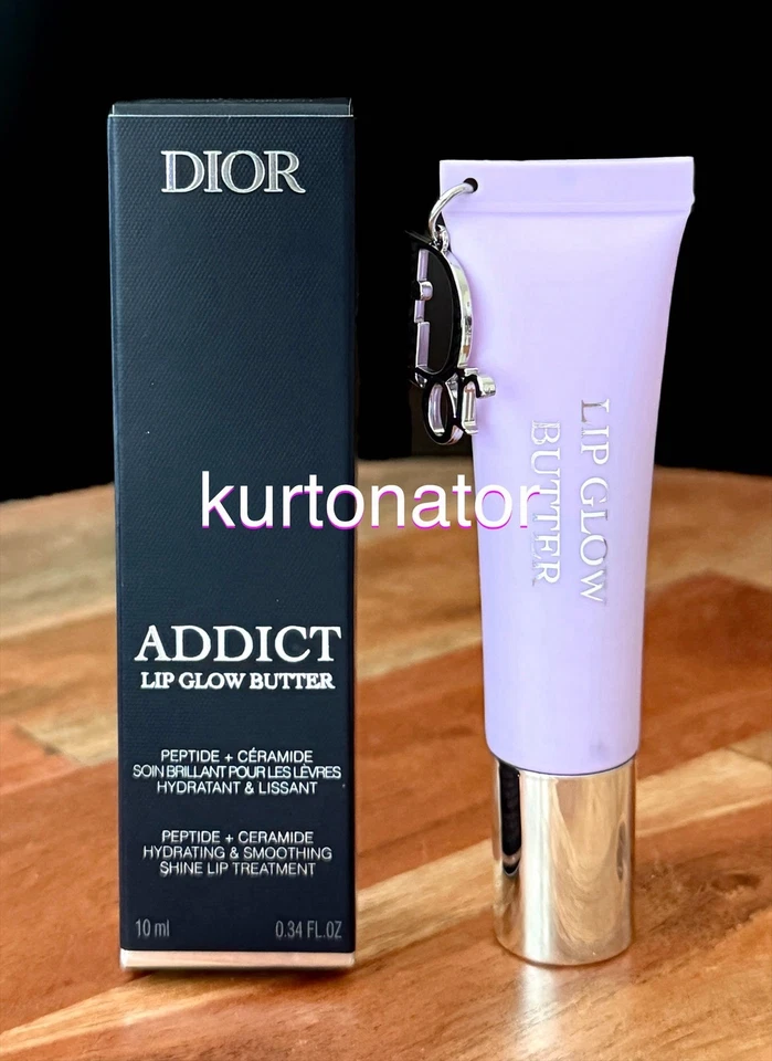 Dior Addict 102 GLAZED LAVENDER Lip Glow Butter with Dior Charm 0.34 fl.oz