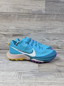 Nike Turnschuhe Herren Größe 10 Air Zoom Terra Kiger 7 Trail Türkis Schuhe - Bild 1 von 13