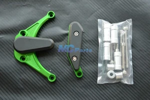 CNC Engine Stator Cover Frame Sliders For Yamaha YZF R1 09-14 10 12 13 Green - Imagen 1 de 2