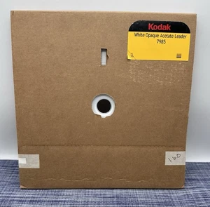 Kodak White Opaque Acetate Leader 7985 (Standard 8mm, Regular 8mm)  1000’ New - Picture 1 of 6