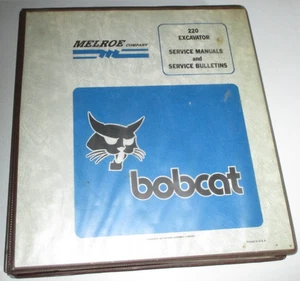 Bobcat 220 Bagger Service Werkstatt Reparatur Werkstatthandbuch (s/n 15001 & höher) OEM! - Bild 1 von 10