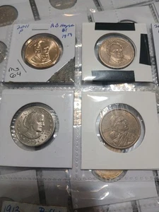 Collection Of $1 Gold And Silver Coins - Picture 1 of 17