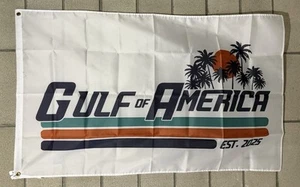 Donald Trump Golfo de América Bandera ENVÍO GRATUITO EE. UU. Vance MAGA Cerveza Republicana 3x5’ - Imagen 1 de 1