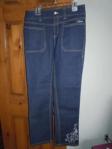 Disney Fairies youth girls casual denim blue jeans Girls size 14 - Picture 1 of 5