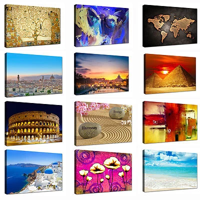 Canvashop quadri moderni astratti cm 70x50 stampa su tela canvas arredo Casa  - Immagine 1 di 4