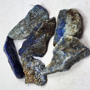 Lapislazuli Schneiden grob oder 6 Proben metaphysische oder heilende Steine Lapis9 - Bild 1 von 8