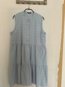 Sommerkleid, Volant, hellblau von Sisley/Gr. 40 - wie neu - Bild 1 von 4