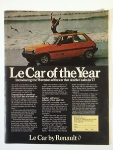 1978 Renault Le Car Print Ad  - Picture 1 of 2