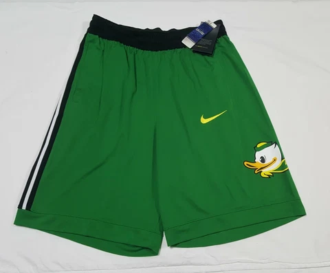 Nike Mens Oregon Ducks Basketball Shorts Zip Pocket Green CD1971-377 Cover