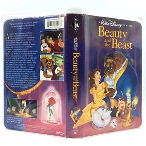 La Bella y la Bestia Diamante Negro Walt Disney Los Clásicos VHS 1992 Animación - Imagen 1 de 7