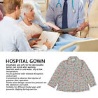 (XL) Robe crochet et attaches design antidérapante robe d'hôpital pour la rééducation
