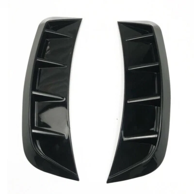 Car Wheel Arch Eyebrow Protector Trim Cover Air Vent Hood Side Fender Sticker - Image 1 of 4