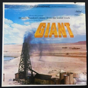 Giant Soundtrack - Dimitri Tiomkin - Original Vinyl Album LP - Imagen 1 de 6