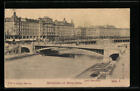 Ansichtskarte Wien, Marienbrücke mit Marien-Statue 1914 