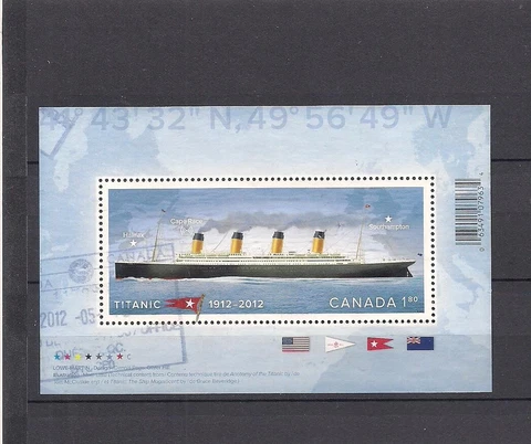Canada #2535 used sheet Vf Cover