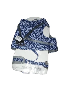 Doglemi Harness With Leash size small. Blue & White DOG OR CAT NEW - Picture 1 of 6