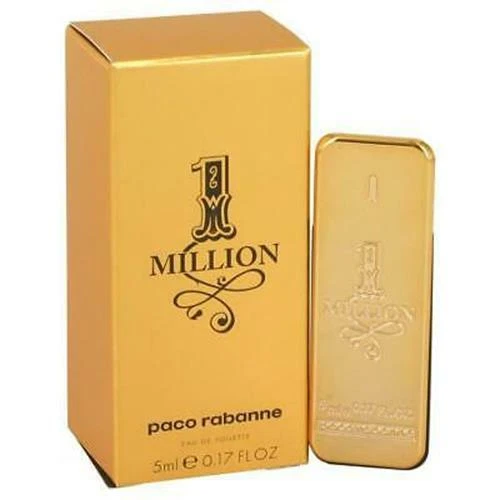 Paco Rabanne 1 ONE MILLION Eau De Toilette Hombres 0.17 OZ / 5 Ml Splash Mini Foto 1 de 1