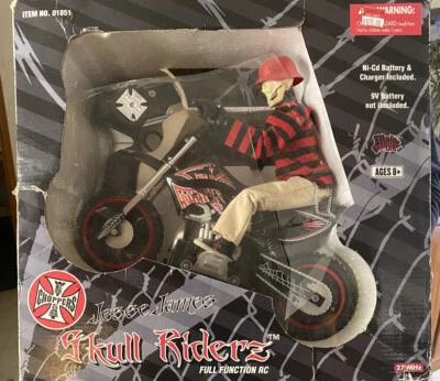 West Coast Choppers Jesse James Skull Riderz Full Function RC Malibu Intl - Image 1 of 4