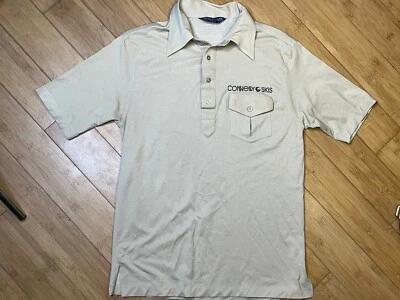 Polo de bolsillo vintage pequeño Robert Bruce Connelly esquís años 80’s para hombre Foto 1 de 4