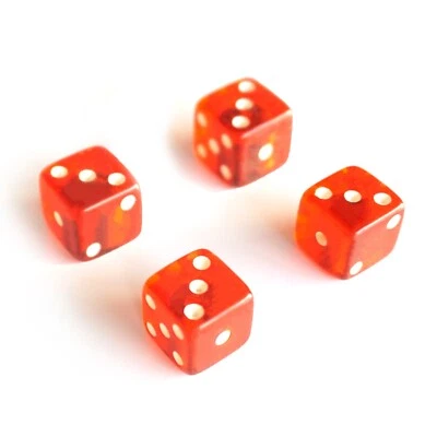 Dice Control Knobs – Classic Red Volume and Tone Knobs - Image 1 of 4
