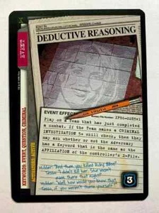 DEDUCTIVE REASONING 1996 X-Files CCG Rare HP #XF96-0285 v1 - Picture 1 of 1