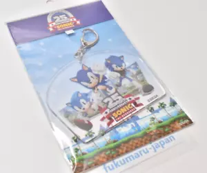 Sonic the Hedgehog Sonic 25th Anniversary Party Acrylic Keychain SEGA 2016 - Picture 1 of 13
