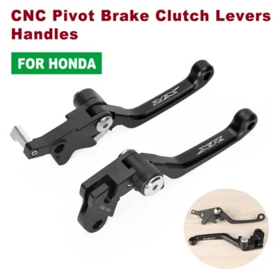 For HONDA XR 650L 150L 125L 190L CNC Pivot Brake Clutch Levers Handlebar XR LOGO - Image 1 of 4