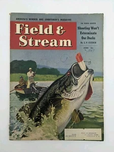 Vintage Field & Stream Magazine June 1947 52nd Year No 2 - Picture 1 of 8
