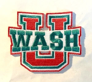Washington University St. Louis patch wash u patch Wash U 3" wide iron or sew on - Picture 1 of 3