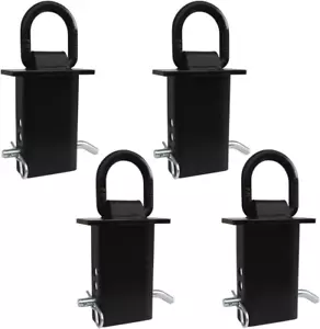 4PCS 16200Lbs Trailer Stake Pocket D Ring Tie Downs Fit for Flated Trucks and Tr - Picture 1 of 12