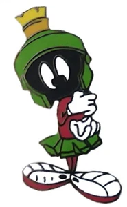 Pin Marvin el Marciano Aplaudiendo con Manos Prendedores de Personajes de Dibujos Animados Extraterrestres (¡@!@) - Imagen 1 de 3