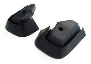 REAR BUMPER BAR RUBBER CAPS ENDS LEFT RIGHT FIT DATSUN NISSAN FAIRLADY 240Z 260Z - Picture 1 of 1