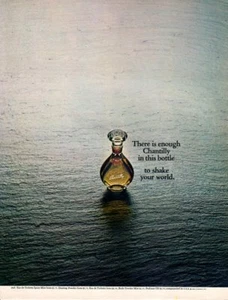 Vintage Beauty Fashion ad 1966 Perfume Chantilly Enough to Shake Your World ad - Picture 1 of 1