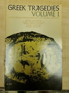 Greek Tragedies Volume 1 Greene & Lattimore - Picture 1 of 1