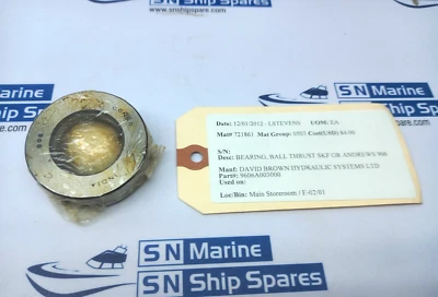 Consolidated 906 Thrust Ball Bearing David Brown 9606A003000 3PCs In Lot - Image 1 of 4
