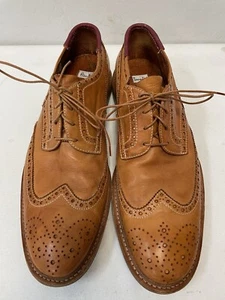 Paul Smith Hecho en Italia Cuero Suave Brogue Puntas de Ala en Tostado Reino Unido 10 EE. UU. 11 $575 - Imagen 1 de 9