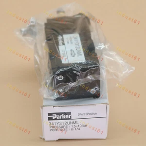 New PARKER 341Y312UNML solenoid valve FREE SHIP - Picture 1 of 5