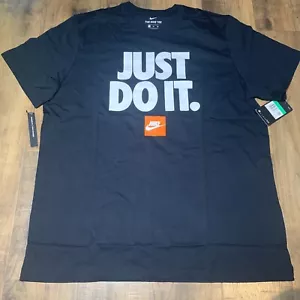 Nike NSW JDI Short Sleeve T-Shirt Black BV7662-010 Mens Size XL Standard - Picture 1 of 5