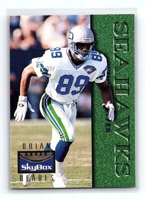 1995 Skybox Brian Blades Seattle Seahawks #124 - Image 1 of 2