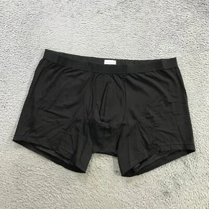 Derek Rose Trunk Mens  2XL XXL Open Trunks Boxer Briefs Underwear Hipster Black - Picture 1 of 8