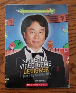 NINTENDO VIDEO GAME DESIGNER SHIGERU MIYAMOTO STEM TRAILBRAZER BIOS-USED-PB - Picture 1 of 9