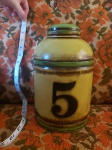 Tea Tole Canister *REPRODUCTION* - Picture 1 of 7