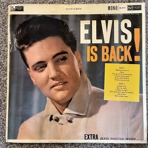 Elvis Presley Elvis Is Back UK First press Mono vinyl LP Silver Spot VG+ VG - Picture 1 of 6